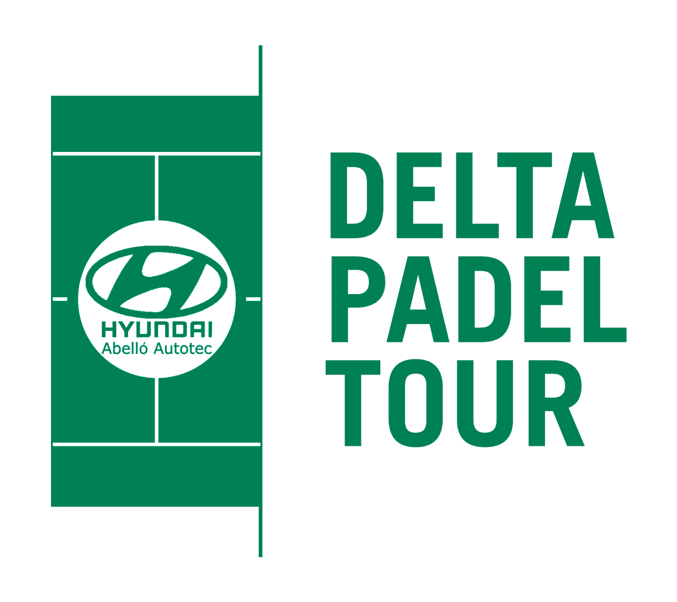logo delta padel tour verde